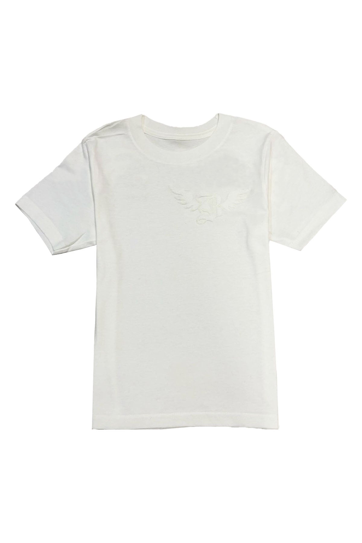 Kids Broken Soul White Chenille T-Shirt