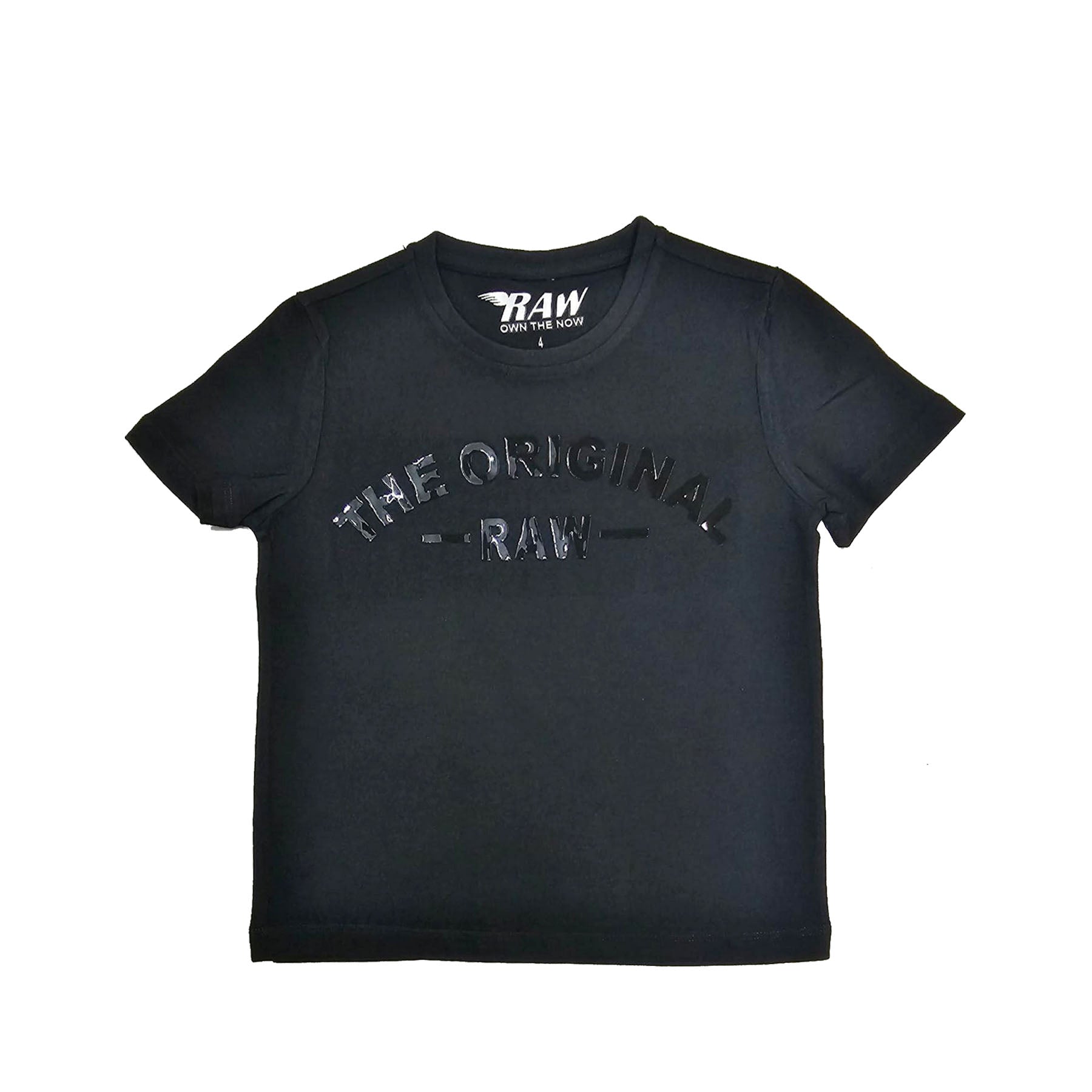 Kids The Original -RAW- Black Silicone T-Shirt