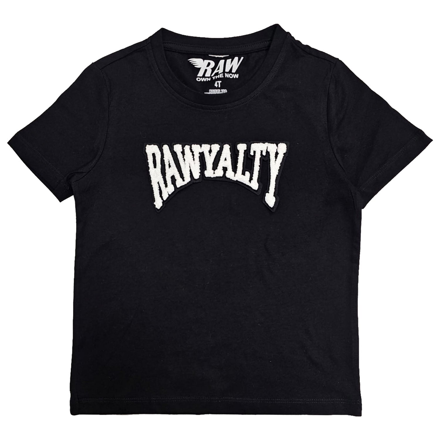 Kids Rawyalty White Chenille T-Shirts