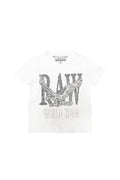 Kids RAW World Tour Black Bling Crew Neck T-Shirt