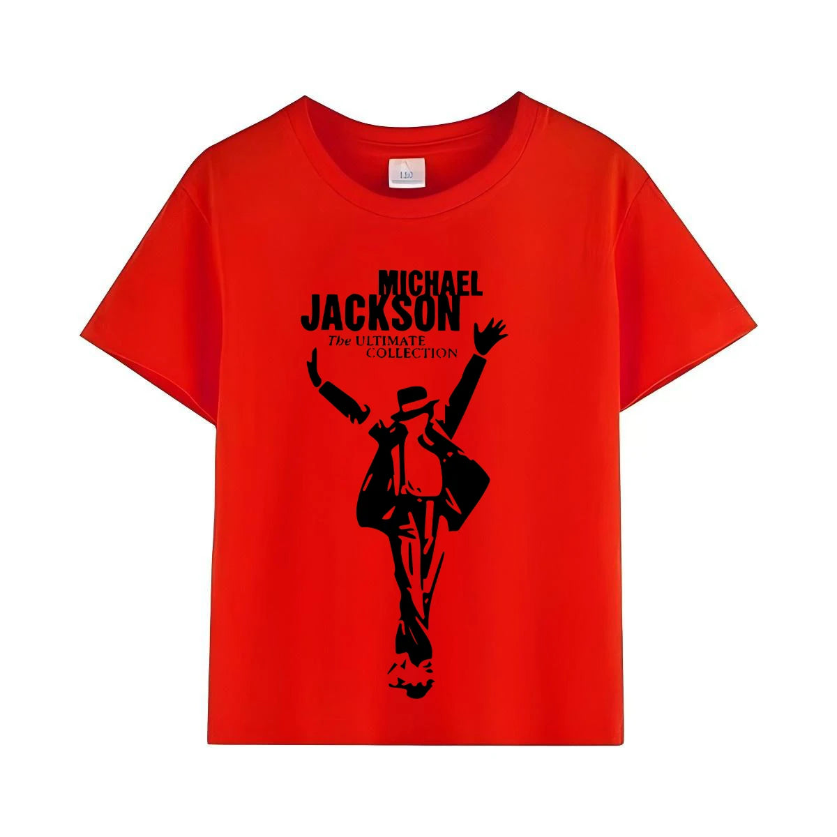 Kids Michael Jackson Rock T Shirt Crew Neck Short Sleeve Boys Girls Summer Casual Fashion Children Daily Tops