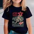 Cotton Hawkins College Strange Printed Children's Short Sleeved Children's T-shirt Cute Harajuku T-shirt for Boys and Girls