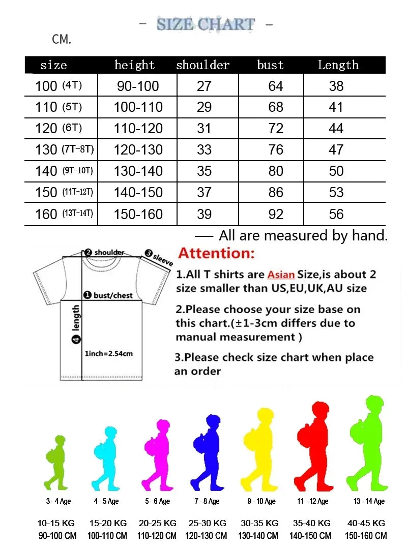 Kids Saja Boys Print T-Shirt Anime Eyes  Short Sleeve Tee Boys Girls Casual Crew Neck Summer Tops Children Daily Wear Shirts