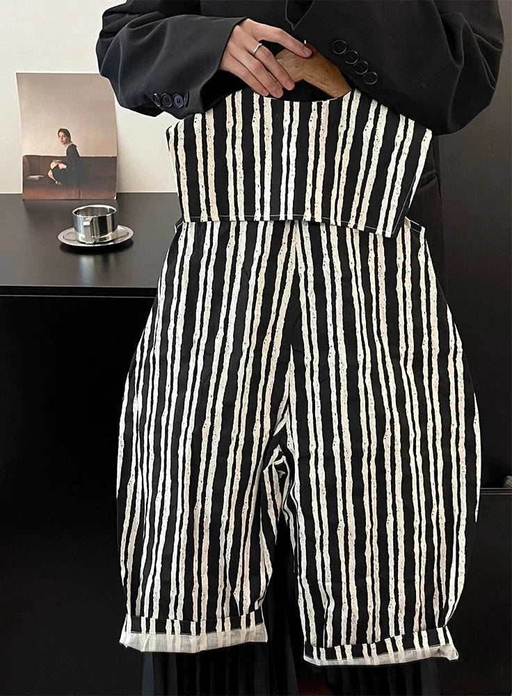 2025 Baby Girls Boys Summer Clothing Fashion Kids Dot Striped Cotton Overalls Pants Children Birthday Clothes Jumpsuits