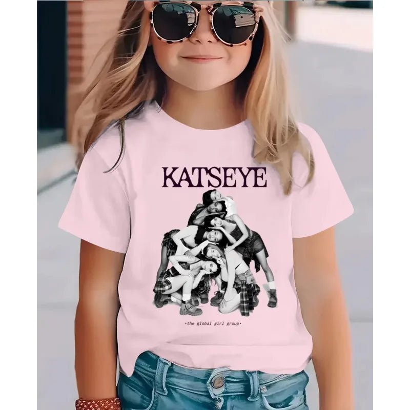 Summer Short Sleeved with Fashionable Patterns Children's Casual Cotton T-shirt for Daily Wear When Going Out with Children
