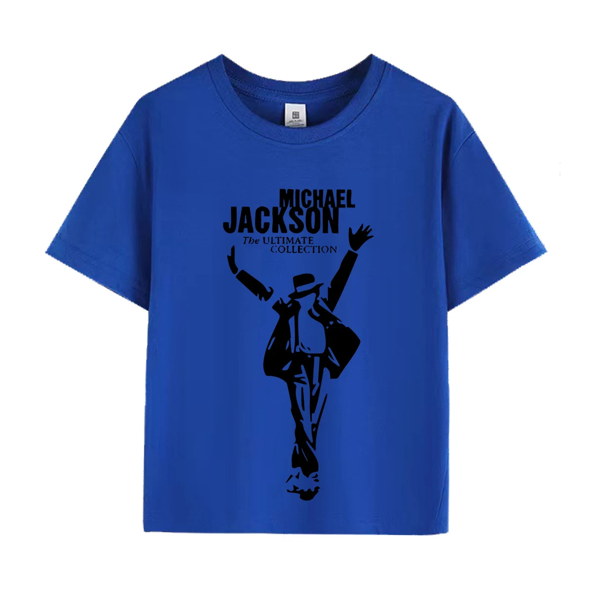 Kids Michael Jackson Rock T Shirt Crew Neck Short Sleeve Boys Girls Summer Casual Fashion Children Daily Tops