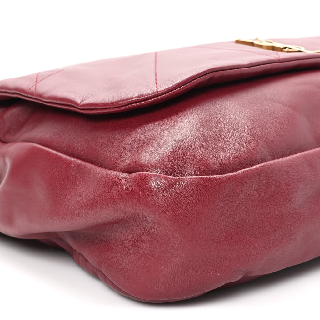 Lambskin Matelasse Monogram Large Jamie 4.3 New Dark Bordeaux