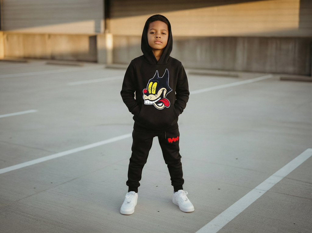 Kids Cash Chenille Hoodie and RAW Drip Chenille Jogger Set